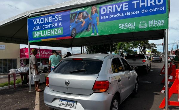 Campanha contra a Influenza continua com Drive Thru de Vacinação em Ribas do Rio Pardo