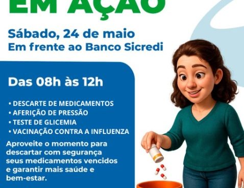 Saúde em Ação será realizada neste sábado (24) com serviços gratuitos à população